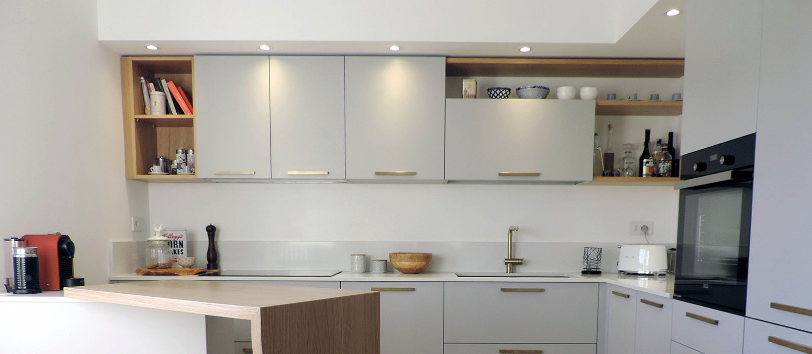By combining thoughtful design